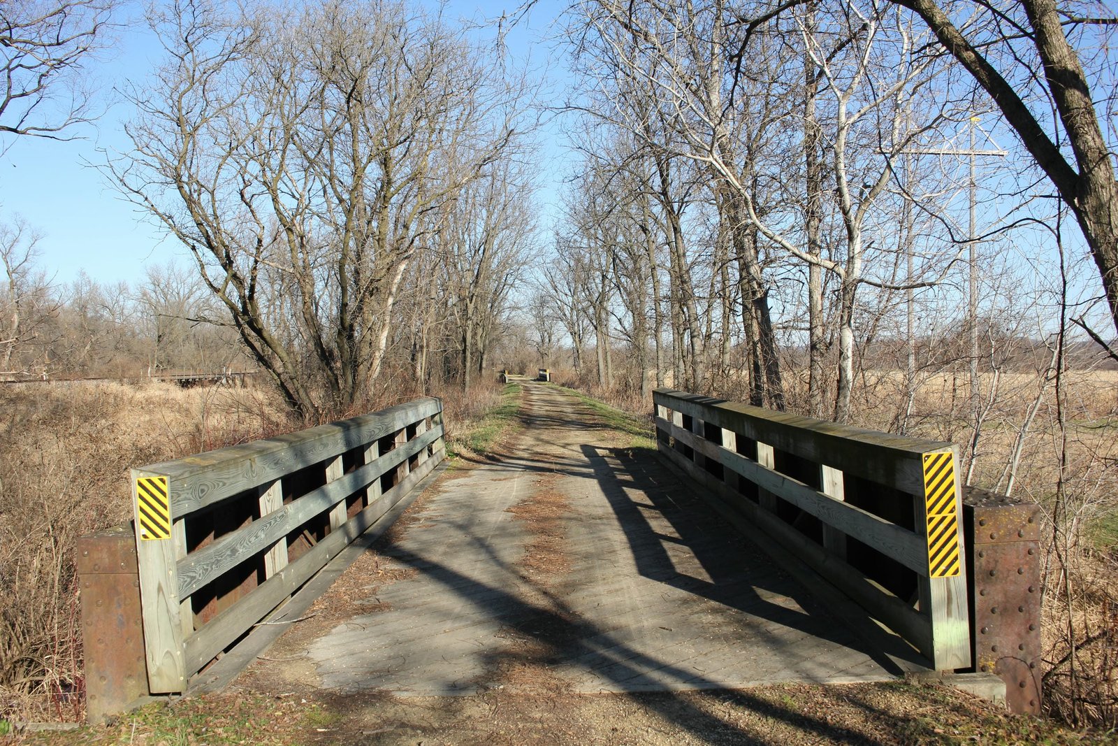 Looking east